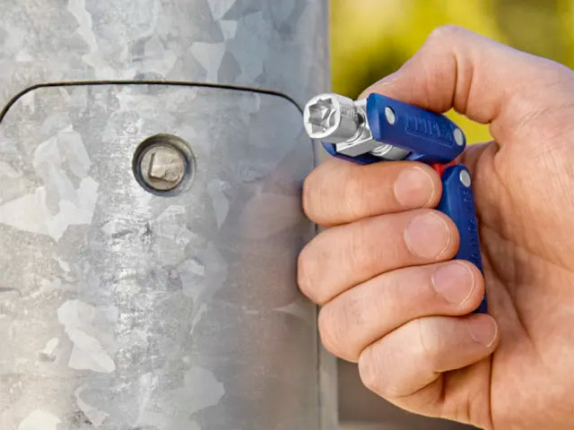 Knipex Double Joint Control Cabinet Key with Magnetic Bit Adapter 97mm