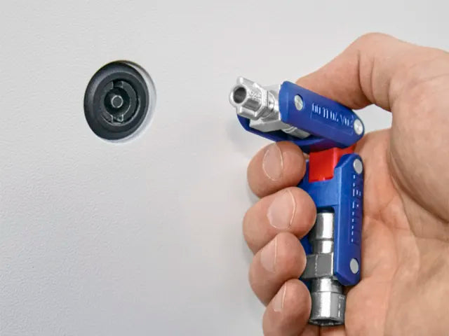 Knipex Double Joint Control Cabinet Key with Magnetic Bit Adapter 97mm