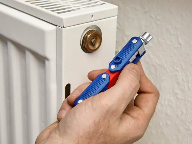 Knipex Double Joint Control Cabinet Key with Magnetic Bit Adapter 97mm