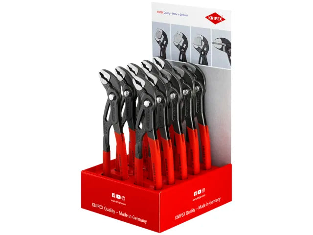 Knipex Cobra Water Pump Pliers Set of 10 Automatic Adjustment KPX8701250