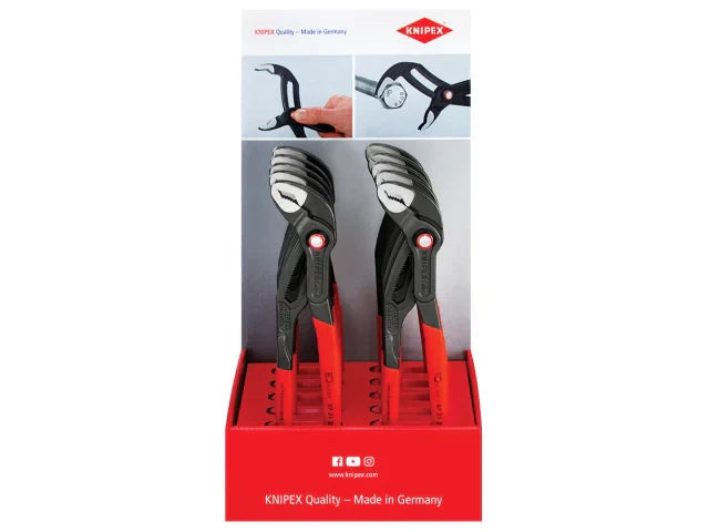 Knipex Cobra Quickset Waterpump Pliers Counter Display 10 x KPX8721250