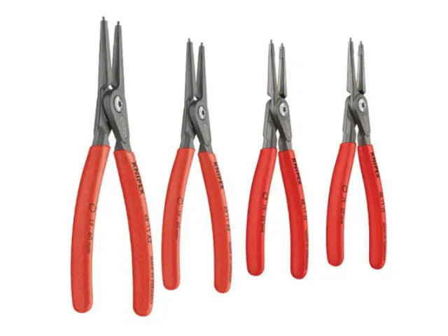 Knipex 4 Piece Circlip Pliers Set with Tool Roll for Internal & External Use