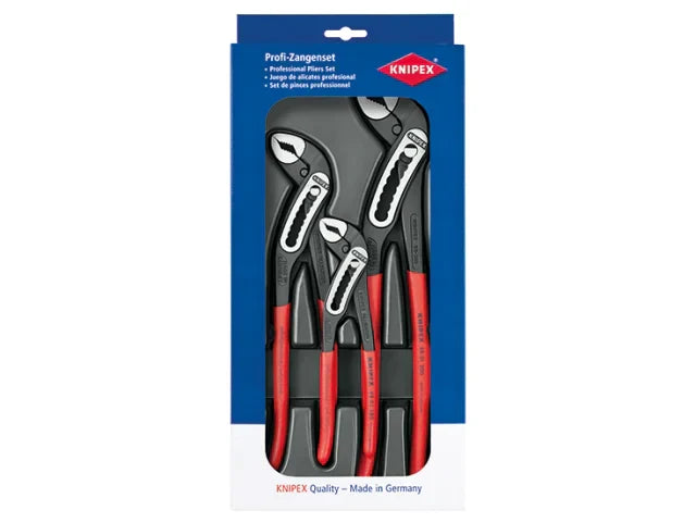 Knipex Alligator Water Pump Pliers Set 3 Piece PVC Handles 180mm 250mm 300mm