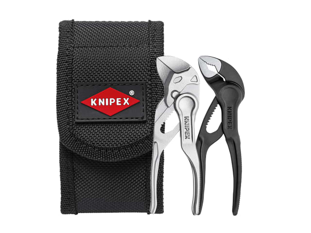 Knipex XS Mini Plier Set 2 Piece Compact Precision Tools for DIY and Repairs