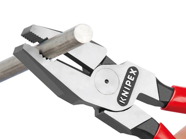 Knipex High Leverage Combination Pliers 180mm PVC Grip Cutting Capacity 2.5mm