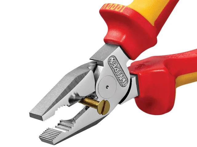 Knipex VDE High Leverage Combination Pliers 180mm Multi-Component Grips