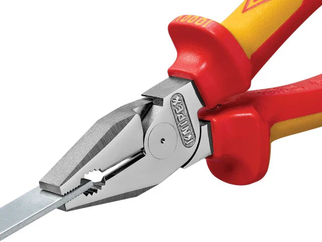 Knipex VDE High Leverage Combination Pliers 180mm Multi-Component Grips