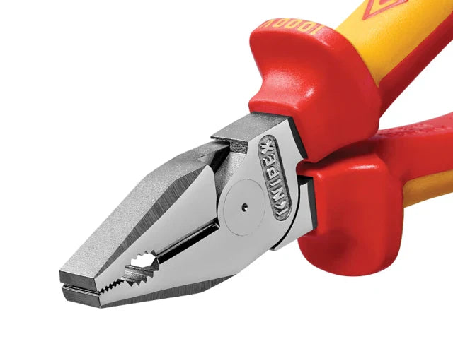 Knipex VDE High Leverage Combination Pliers 180mm Multi-Component Grips