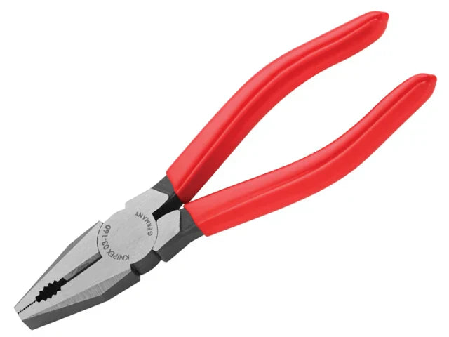 Knipex 03 01 Combination Pliers 160mm PVC Grip Multi-Use Cutting Tool