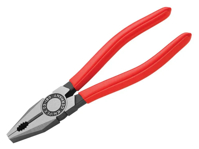 Knipex 180mm Combination Pliers PVC Grip Multi-Function Tool Steel Cutting