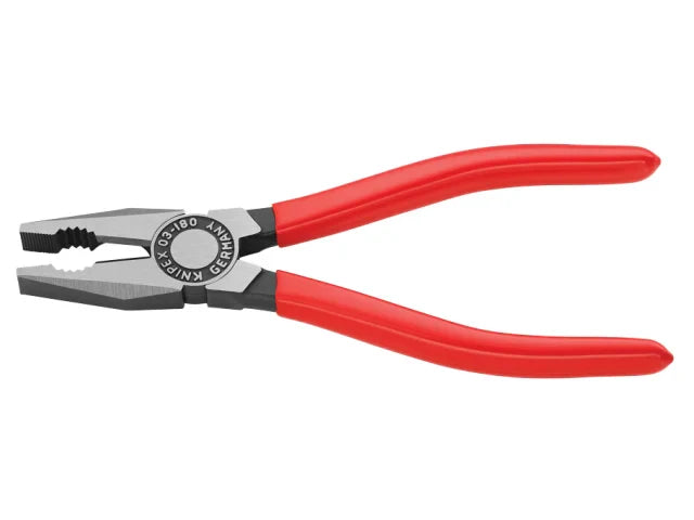 Knipex 180mm Combination Pliers PVC Grip Multi-Function Tool Steel Cutting