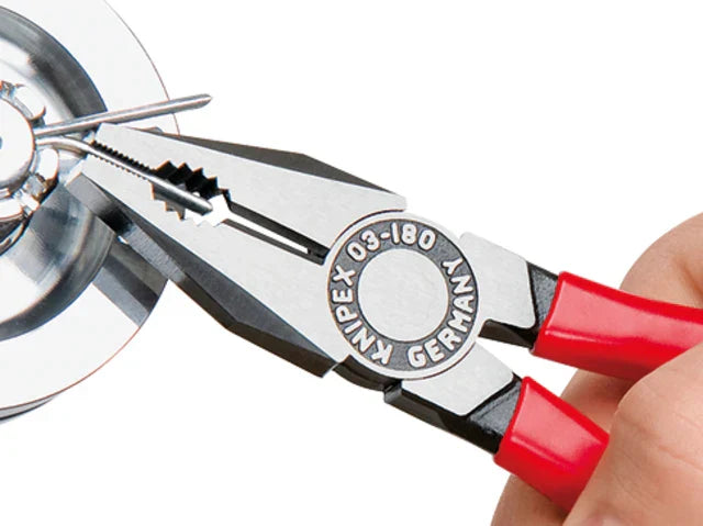 Knipex 180mm Combination Pliers PVC Grip Multi-Function Tool Steel Cutting
