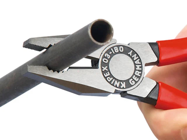 Knipex 180mm Combination Pliers PVC Grip Multi-Function Tool Steel Cutting