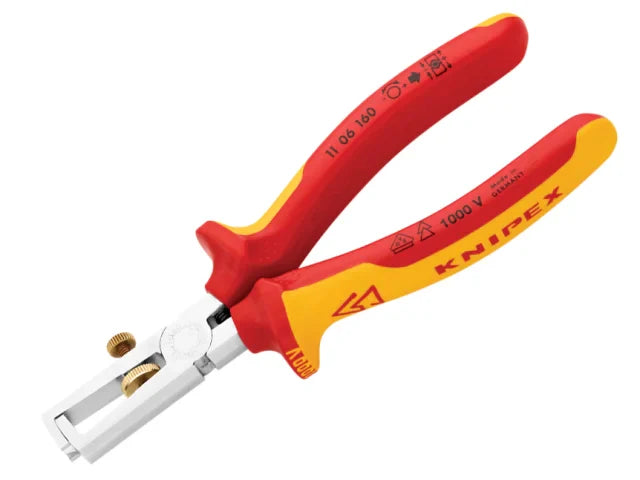 Knipex VDE Insulation Strippers 160mm Multi-Component Grips 10,000V Tested
