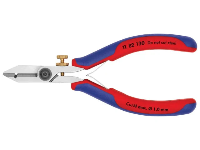 Knipex 130mm Electronic Wire Stripping Shears for Fine Wire Cutting