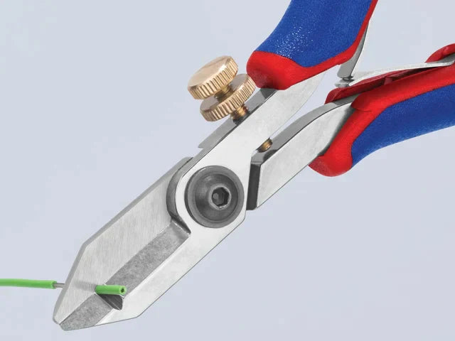 Knipex 130mm Electronic Wire Stripping Shears for Fine Wire Cutting