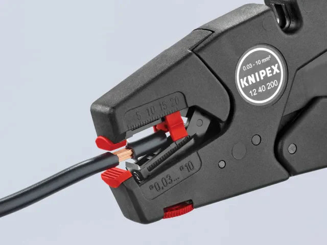Knipex Self-Adjusting Insulation Stripper 0.03-10mm for Copper Aluminium Wires