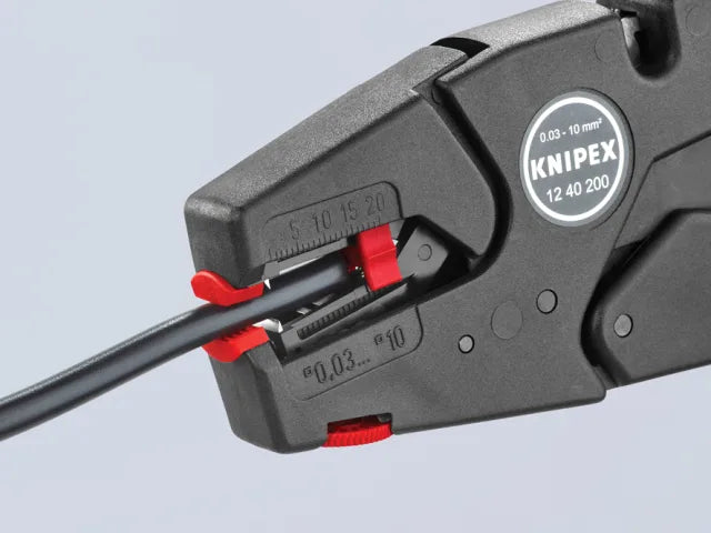 Knipex Self-Adjusting Insulation Stripper 0.03-10mm for Copper Aluminium Wires