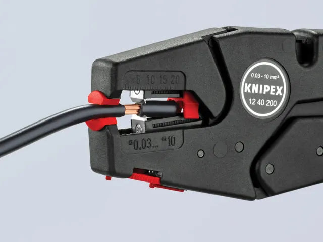 Knipex Self-Adjusting Insulation Stripper 0.03-10mm for Copper Aluminium Wires