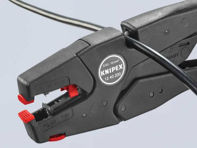 Knipex Self-Adjusting Insulation Stripper 0.03-10mm for Copper Aluminium Wires