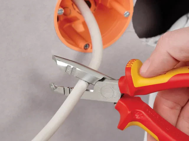 Knipex VDE Dismantling Pliers 165mm Multi-Component Grips 1000V Safe