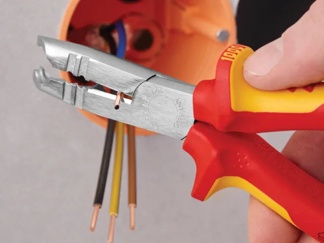 Knipex VDE Dismantling Pliers 165mm Multi-Component Grips 1000V Safe