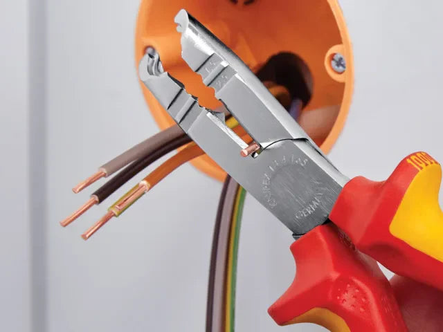 Knipex VDE Dismantling Pliers 165mm Multi-Component Grips 1000V Safe