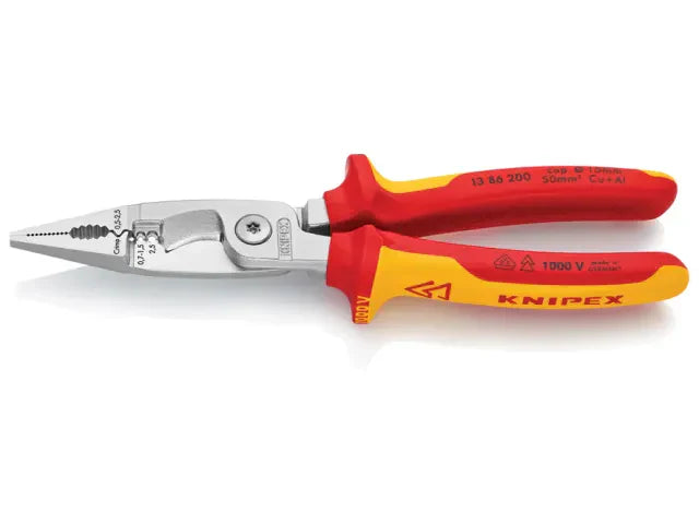 Knipex VDE Multifunctional Installation Pliers 200mm 6 Functions 1000V Safe