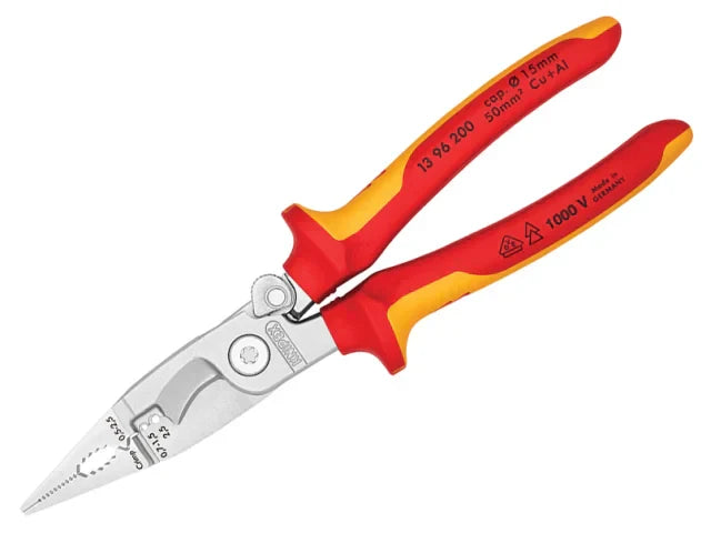 Knipex VDE Multifunctional Installation Pliers 200mm 6 Functions 1000V Safe