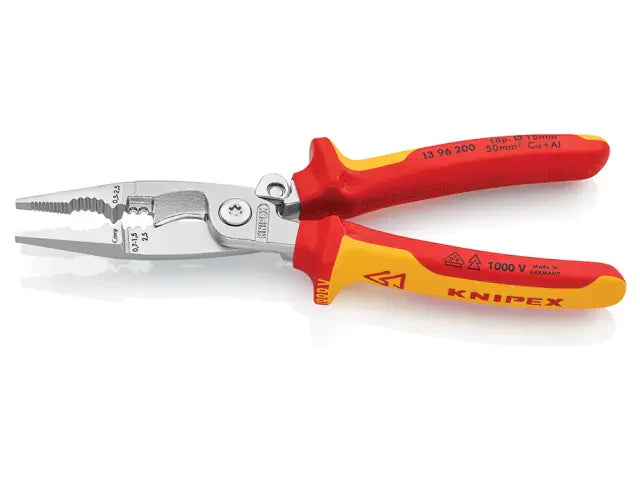 Knipex VDE Multifunctional Installation Pliers 200mm 6 Functions 1000V Safe