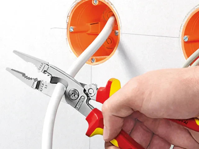 Knipex VDE Multifunctional Installation Pliers 200mm 6 Functions 1000V Safe