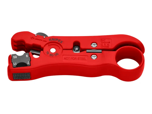 Knipex Wire Stripping Tool for Coax and Data Cable Adjustable Blades