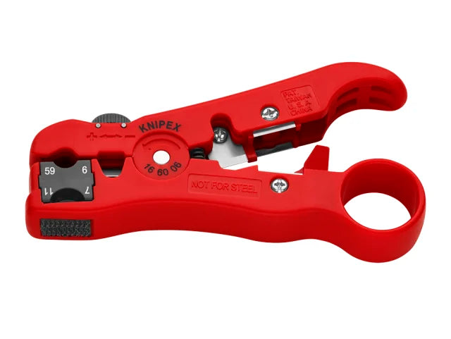 Knipex Wire Stripping Tool for Coax and Data Cable Adjustable Blades
