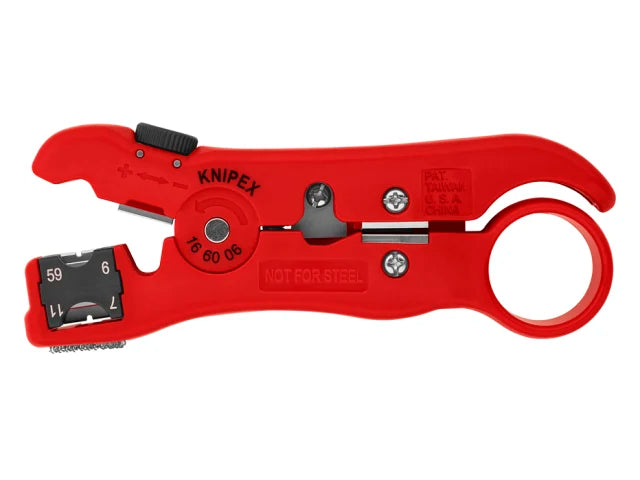 Knipex Wire Stripping Tool for Coax and Data Cable Adjustable Blades