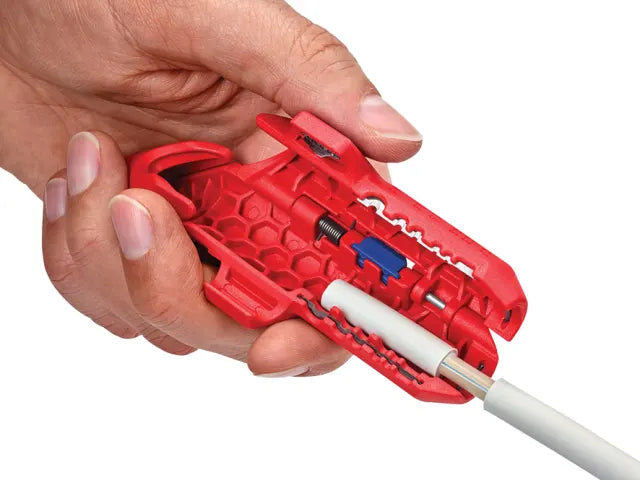 Knipex ErgoStrip Universal Stripping Tool Left Handed Ergonomic Design