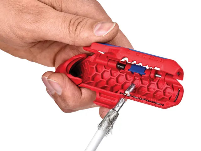 Knipex ErgoStrip Universal Stripping Tool Left Handed Ergonomic Design