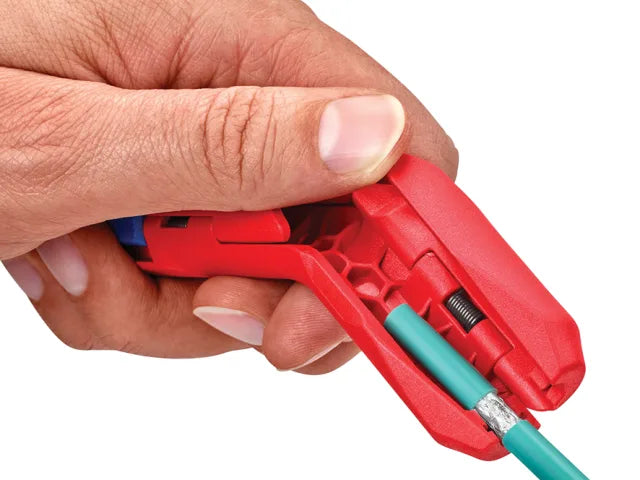 Knipex ErgoStrip Universal Stripping Tool Left Handed Ergonomic Design