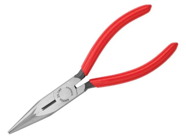 Knipex Snipe Nose Side Cutting Pliers 160mm PVC Grip 25 Series Radio Pliers