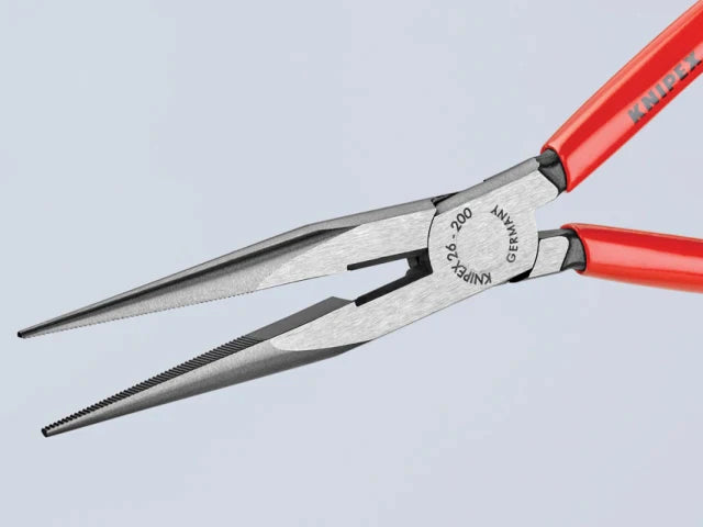 Knipex 200mm Long Snipe Nose Side Cutting Pliers with PVC Grips 26 Series