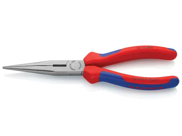 Knipex Snipe Nose Side Cutting Pliers 200mm Multi-Component Grip 26 Series