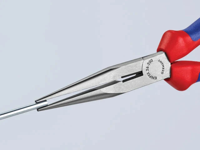 Knipex Snipe Nose Side Cutting Pliers 200mm Multi-Component Grip 26 Series