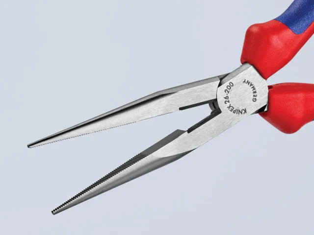 Knipex Snipe Nose Side Cutting Pliers 200mm Multi-Component Grip 26 Series