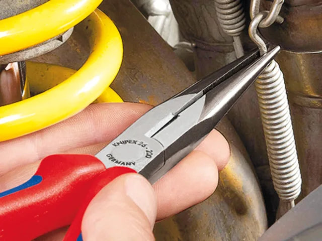 Knipex Snipe Nose Side Cutting Pliers 200mm Multi-Component Grip 26 Series