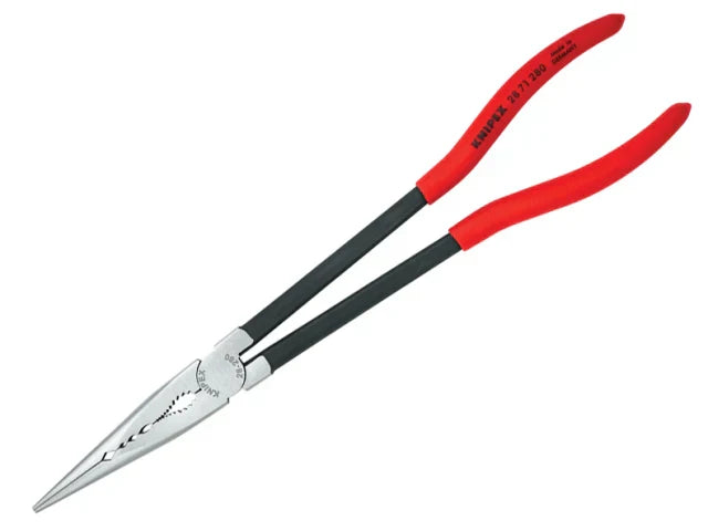 Knipex Long Reach Needle Nose Pliers 280mm Slim Tips for Precision Gripping