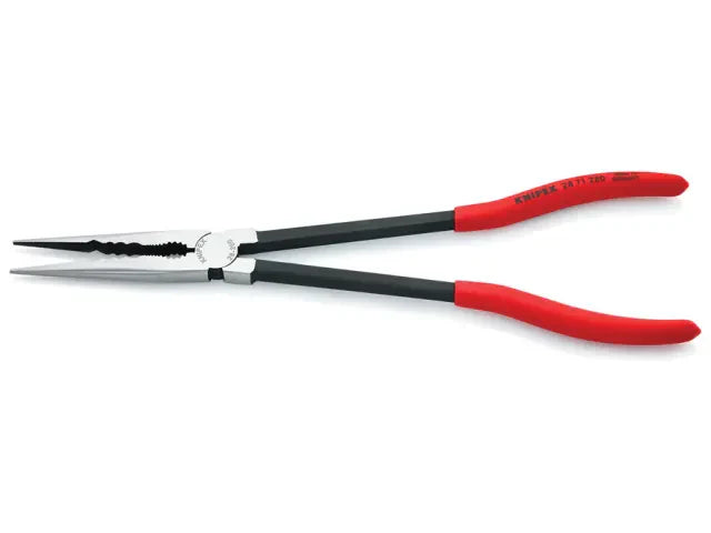 Knipex Long Reach Needle Nose Pliers 280mm Slim Tips for Precision Gripping
