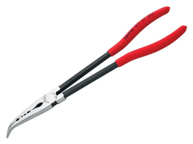 Knipex Long Reach Bent Needle Nose Pliers 280mm for Automotive & Mechanical Use