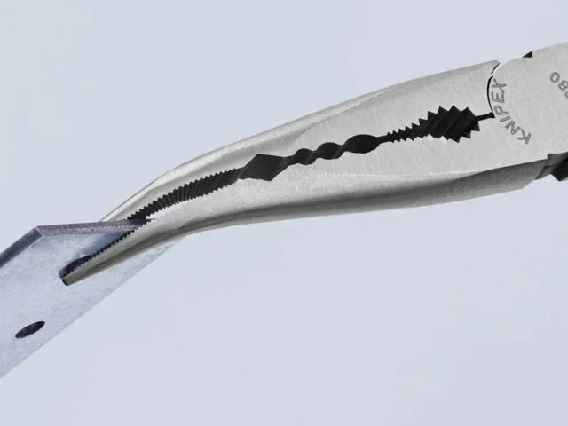 Knipex Long Reach Bent Needle Nose Pliers 280mm for Automotive & Mechanical Use