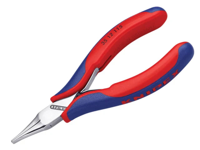 Knipex 35 Series Flat Jaw Electronics Pliers 115mm Multi-Component Grip