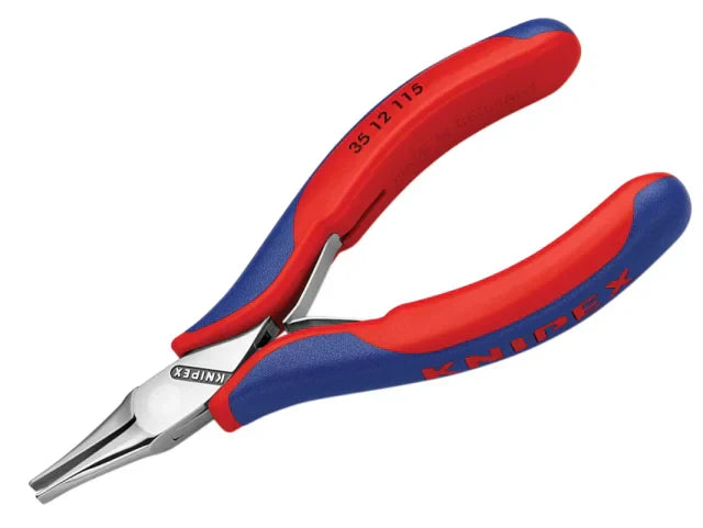 Knipex 35 Series Flat Jaw Electronics Pliers 115mm Multi-Component Grip