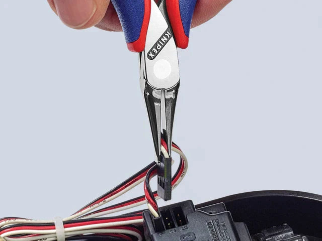 Knipex 35 Series Flat Jaw Electronics Pliers 115mm Multi-Component Grip